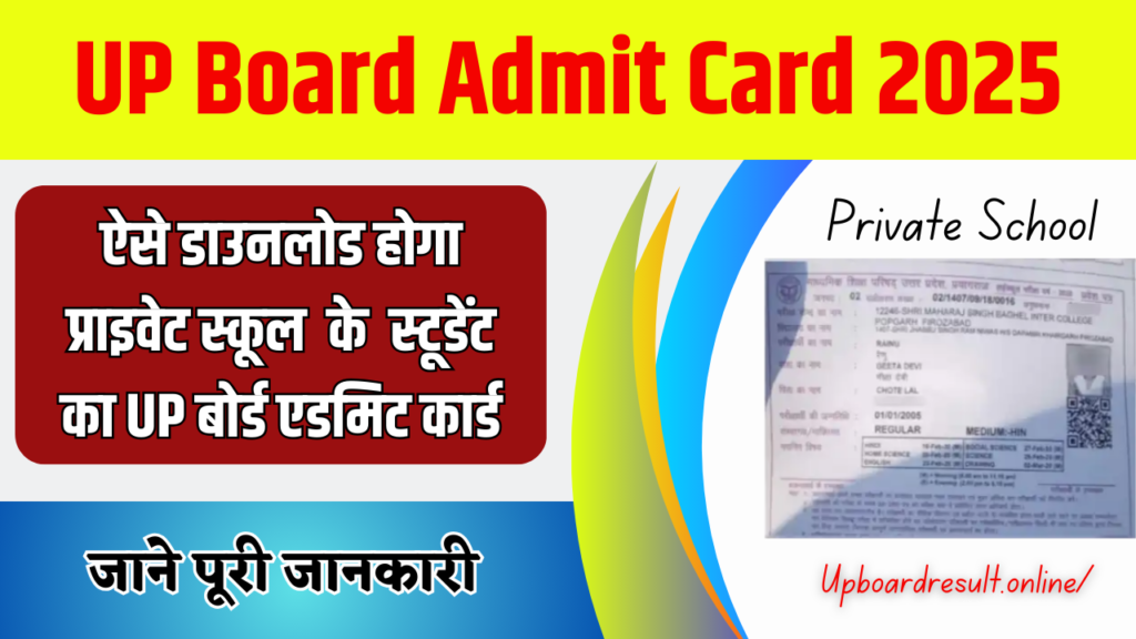 UP Board Admit Card 2025